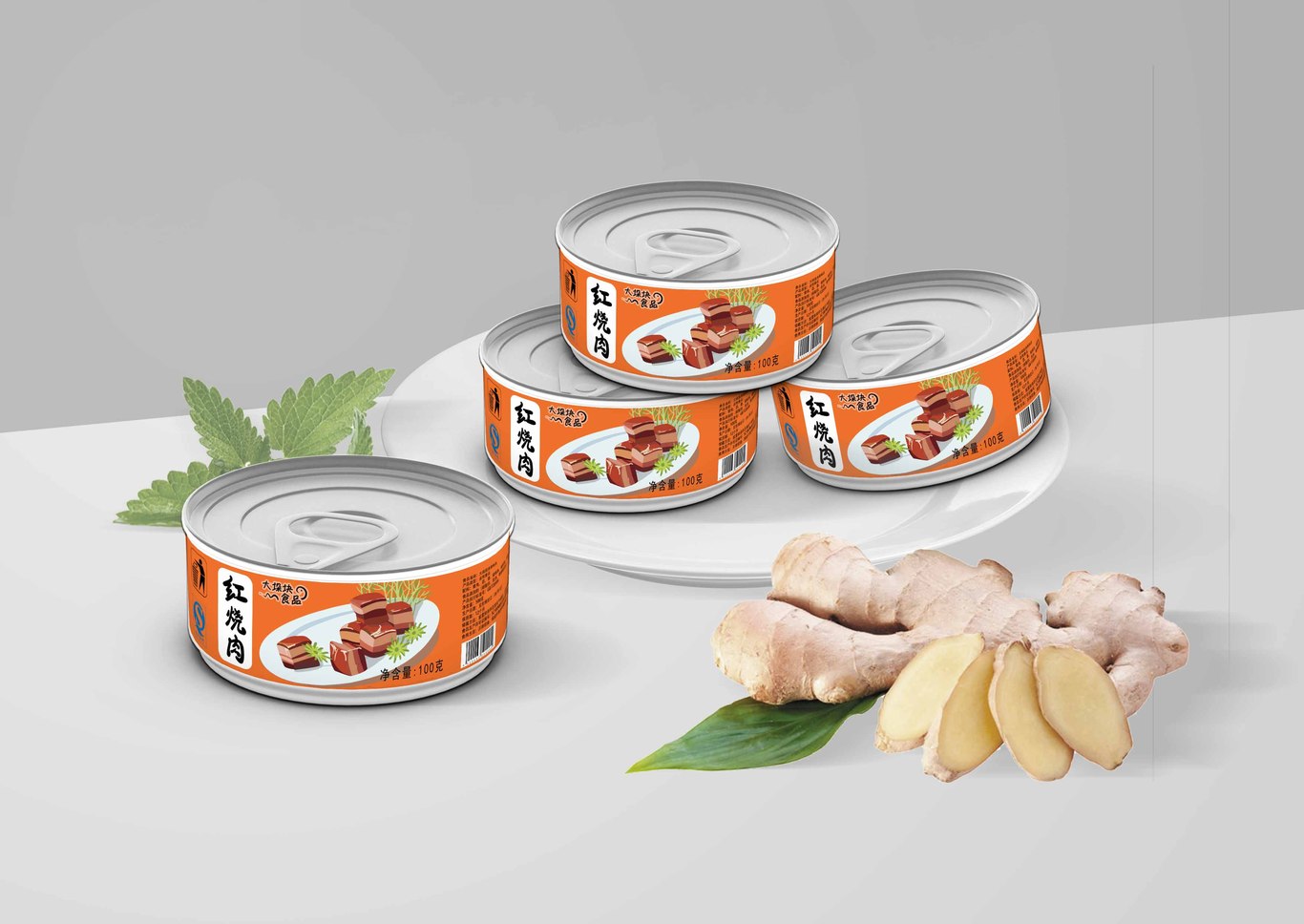 肉制品系列包裝插畫(huà)圖3