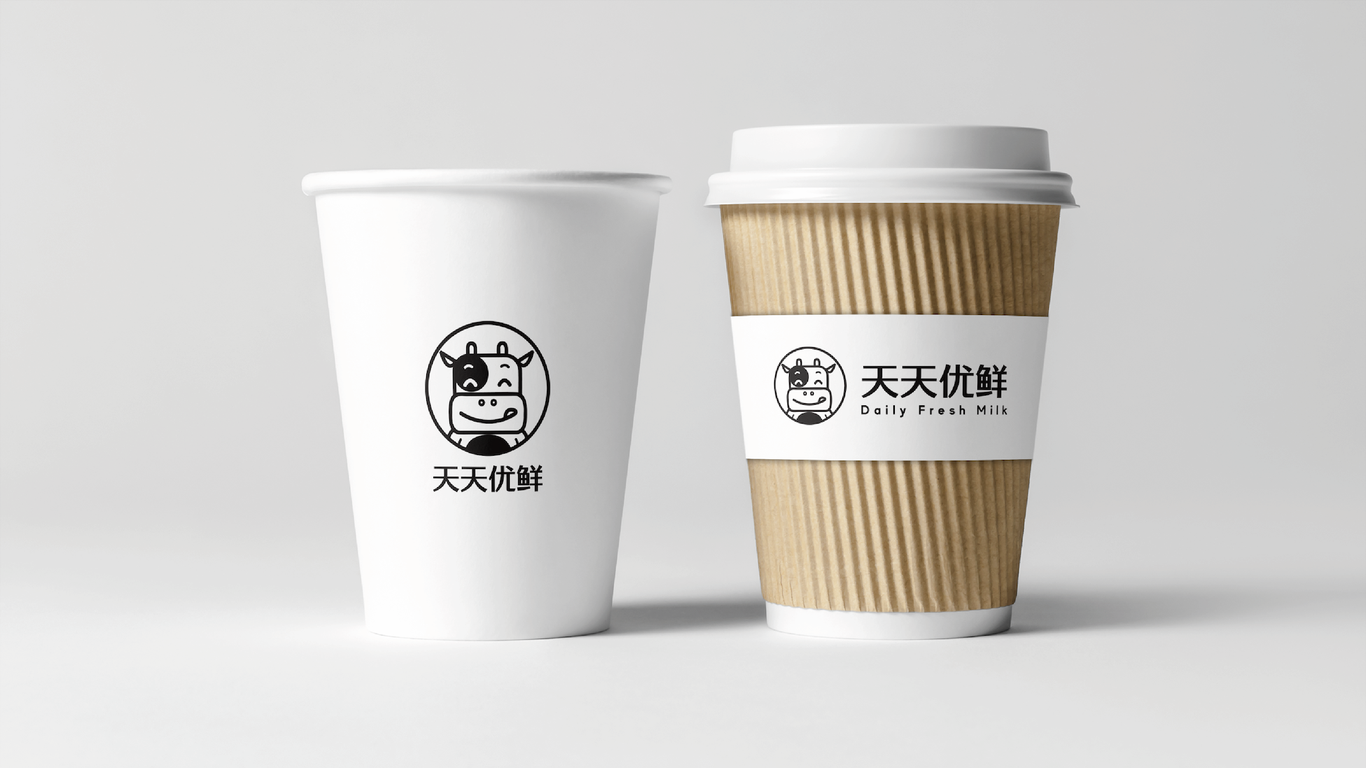 鮮奶吧logo設計圖3