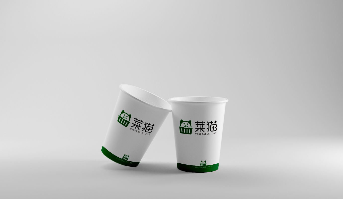 菜貓農產品LOGO標志及VI設計圖2