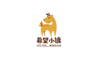 希望小镇教育LOGO设计