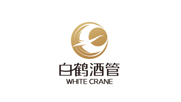 白鹤酒管公司LOGO设计