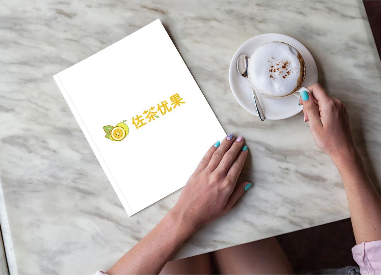 佐茶优果LOGO设计图3