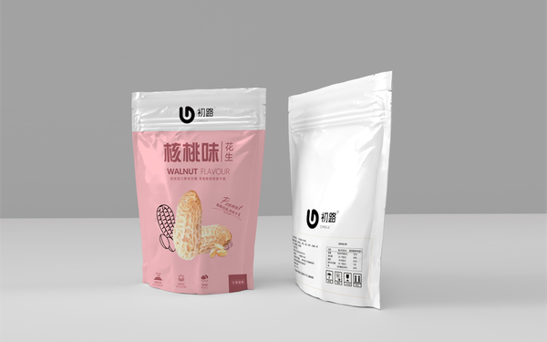 初路花生包装袋设计