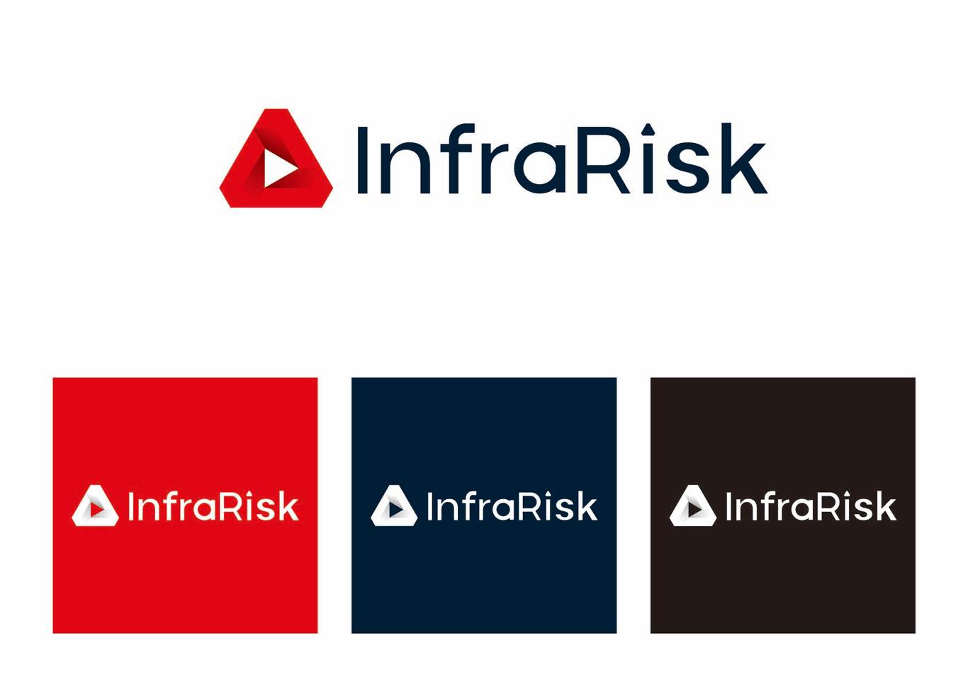 InfraRisk logo设计图4