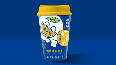 小葉妍頓頓茶飲料類包裝設(shè)計(jì)