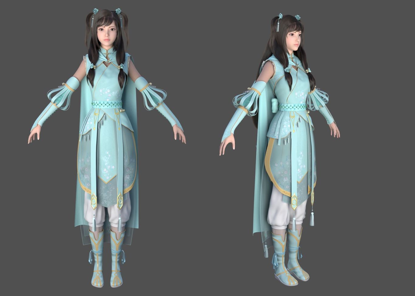 3D角色和场景设计图1