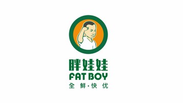 胖娃娃生鲜电商品牌LOGO设计