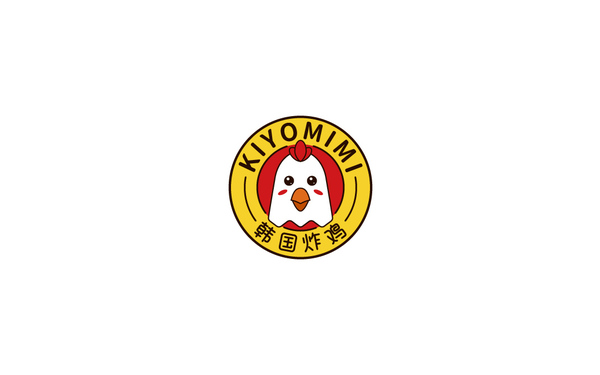 炸雞插畫標(biāo)識