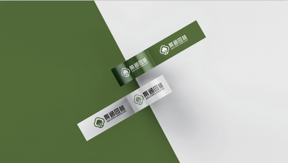 景通園林品牌LOGO設計中標圖2