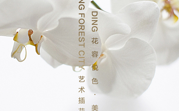 森林城花艺海报