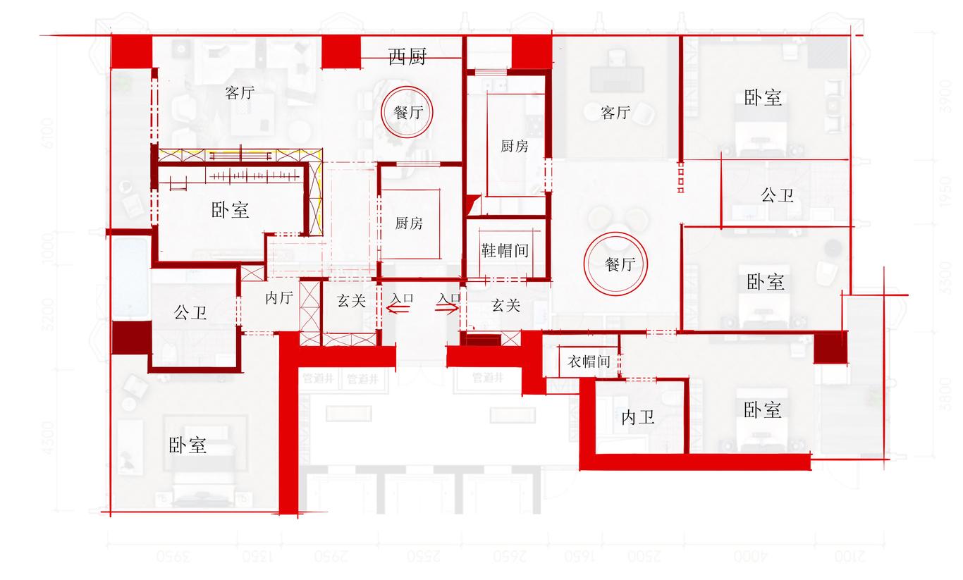 分拆戶型圖1