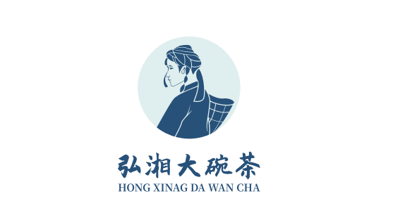 弘湘大碗茶品牌LOGO设计