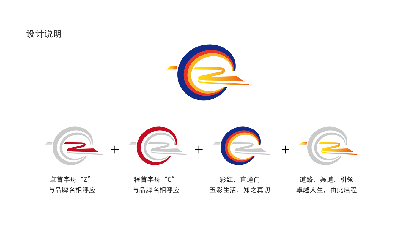 卓程教育機構類LOGO設計中標圖0