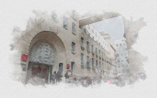 Digital watercolor of LSE