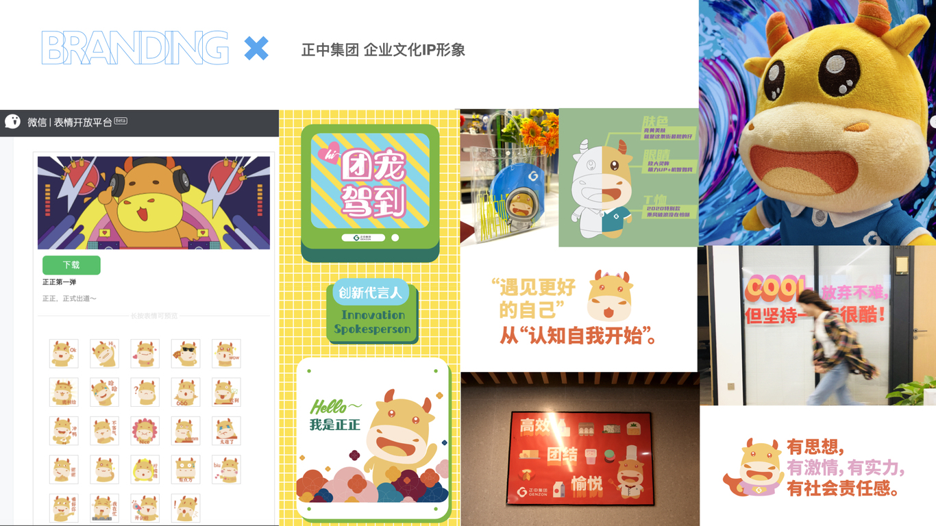 正中集团-企业IP形象设计图1