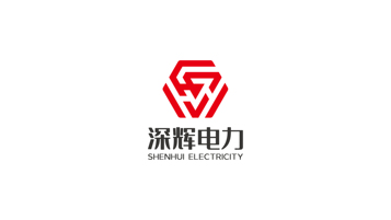 深輝電力電力類LOGO設計