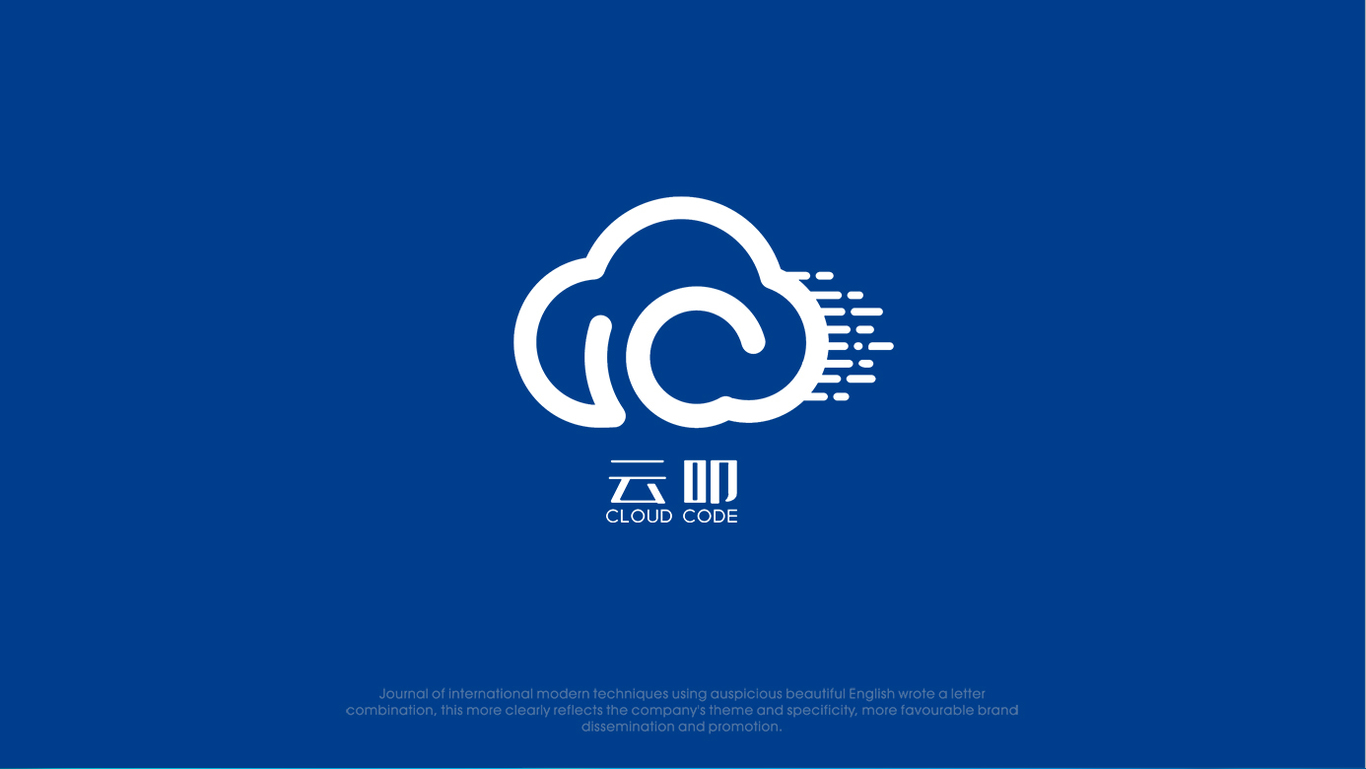 云叩網(wǎng)絡(luò)科技公司LOGO設(shè)計圖1