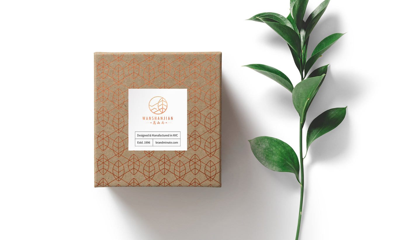 万山尖 茶叶品牌logo设计图4