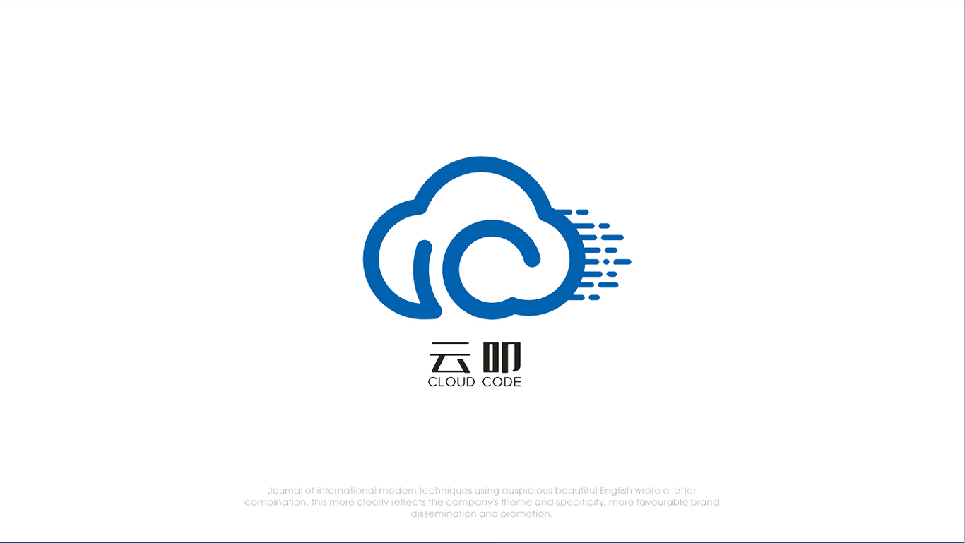 云叩網(wǎng)絡(luò)科技公司LOGO設(shè)計圖0
