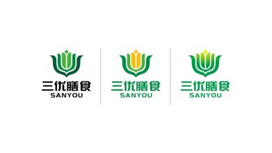 三優(yōu)膳食餐飲管理類LOGO設(shè)計