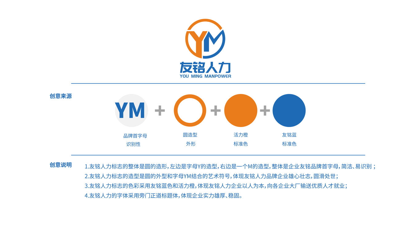 友銘人力公司logo設計圖1