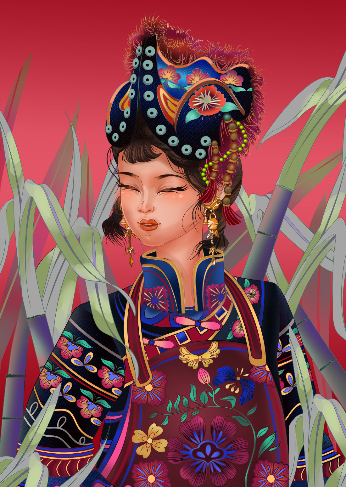 云小南品牌国家非遗贡品手工红糖插画设计图1