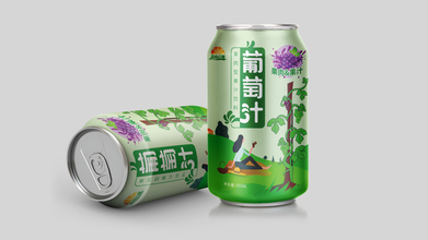 滄山云果葡萄汁飲料包裝設(shè)計