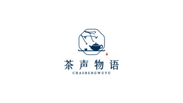 茶声物语茶楼LOGO设计