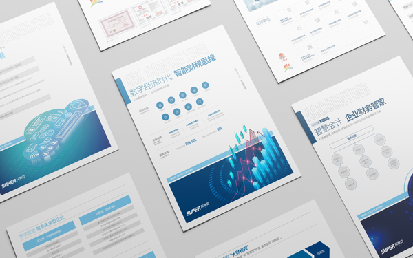 財(cái)稅公司宣傳頁套裝