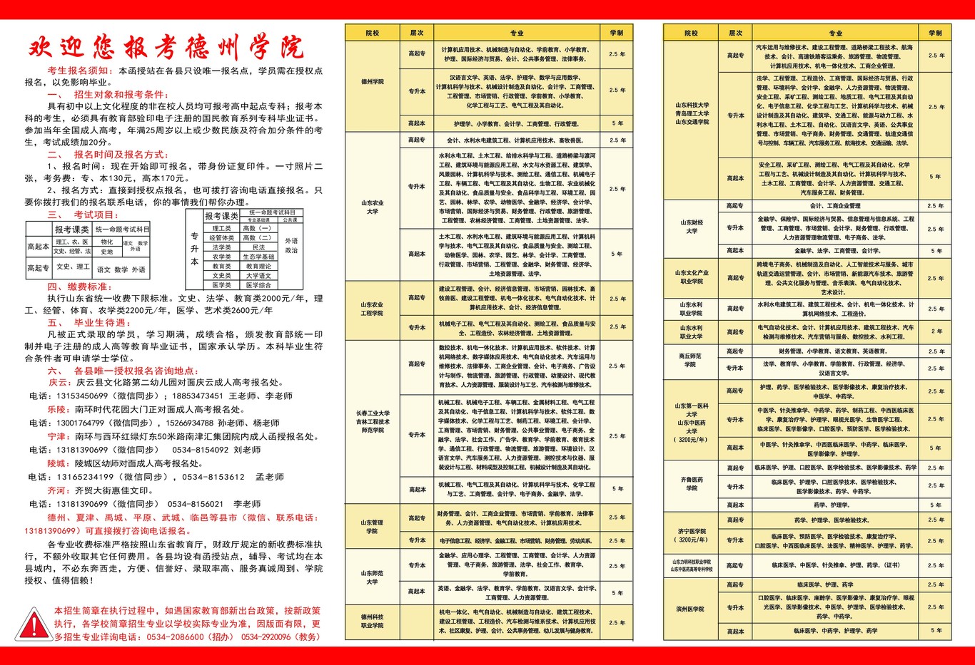 成人高考简章图0