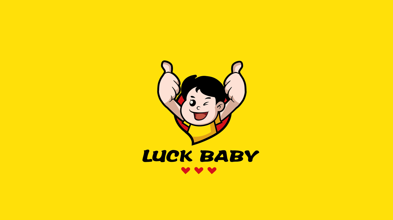 luckybaby通讯器材LOGO设计中标图2