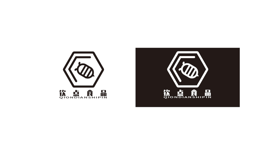 钦点食品蜂蜜LOGO设计图2