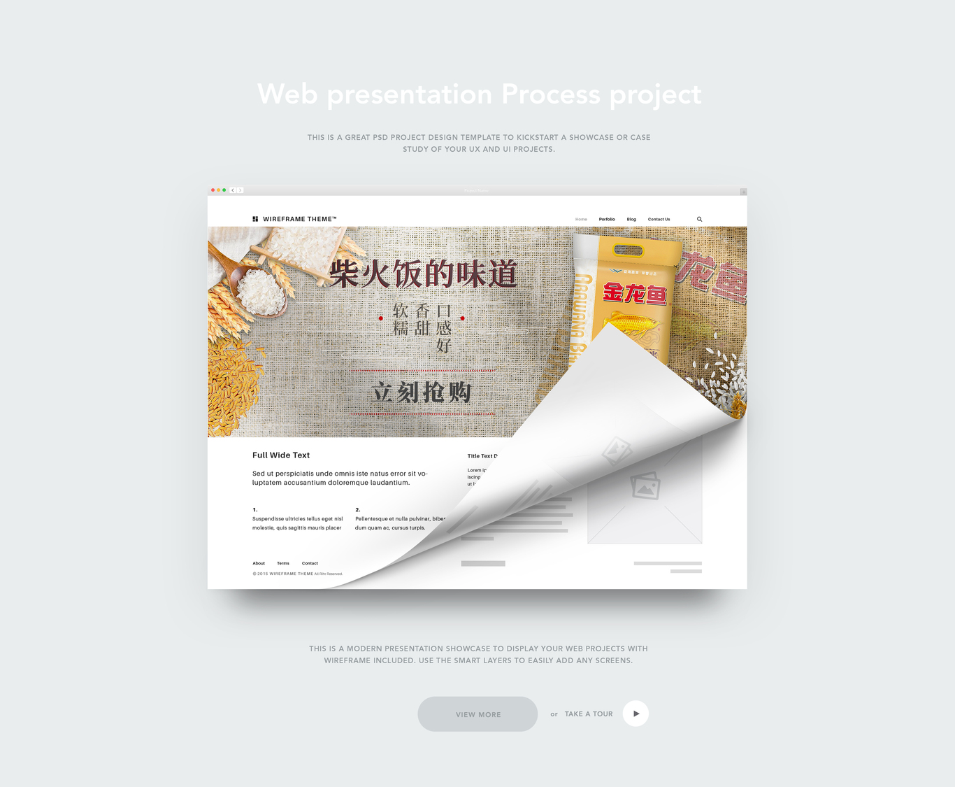 金龙鱼大米网站BANNER设计图1