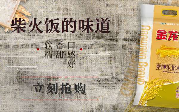 金龙鱼大米网站BANNER设计