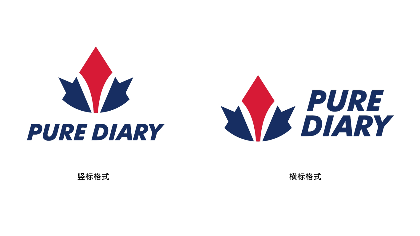 PURE DIARY國外運動品牌類LOGO設(shè)計中標圖0