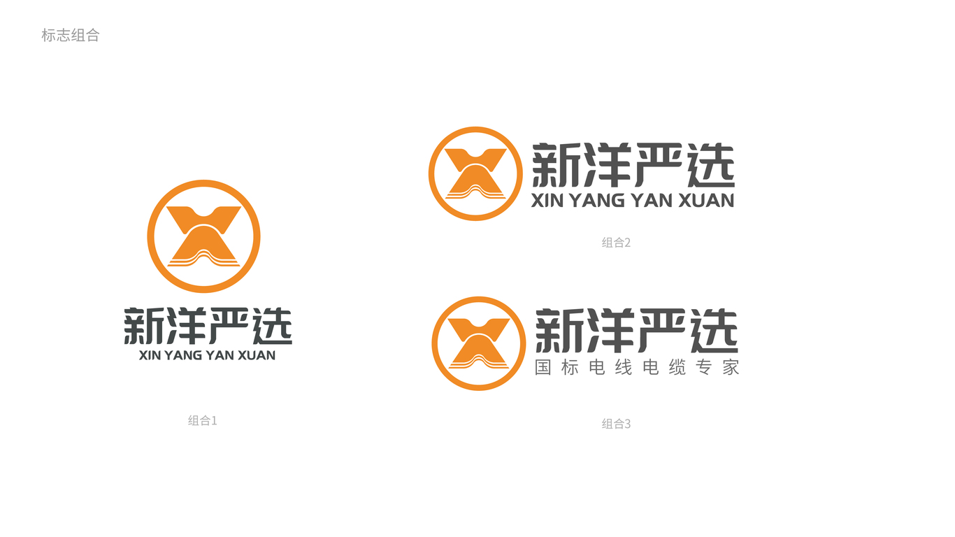 新洋嚴選新媒體服務(wù)品牌LOGO設(shè)計中標(biāo)圖1