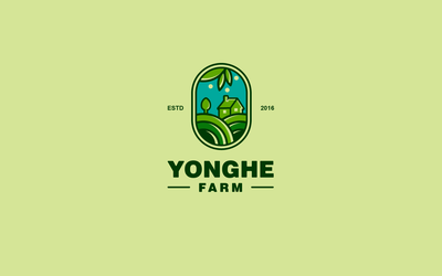 YONGHE農(nóng)貿(mào)商貿(mào)LOGO設(shè)計(jì)