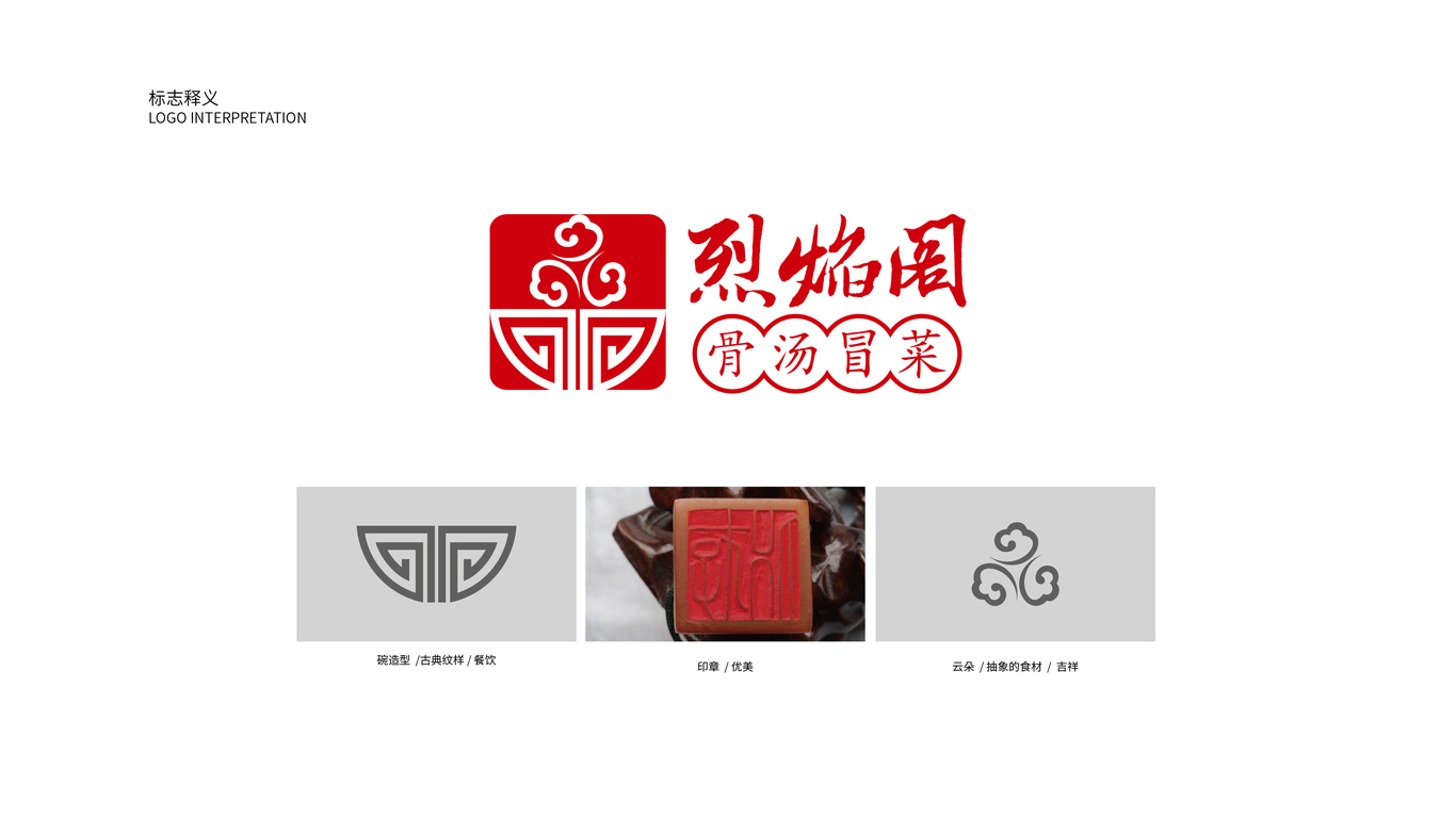 烈火阁餐饮品牌LOGO设计中标图0