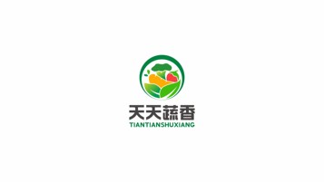 天天蔬香生鲜品牌LOGO设计