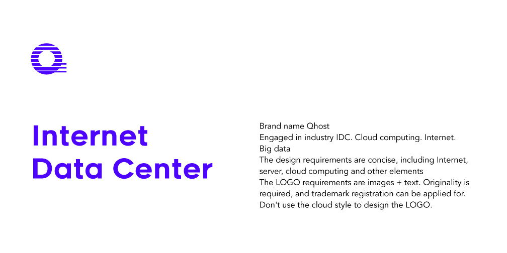 Qhost數(shù)據(jù)中心LOGO設(shè)計(jì)圖0