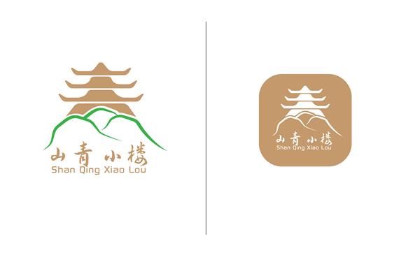 山青小樓民宿LOGO設(shè)計(jì)