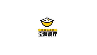 寶藏餐廳餐飲LOGO設(shè)計