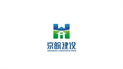 京皖建设建筑类LOGO设计