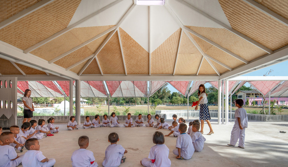 彩色檐篷幼兒園設(shè)計(jì)【GRK張曉光】國(guó)際幼兒園設(shè)計(jì)實(shí)景圖1