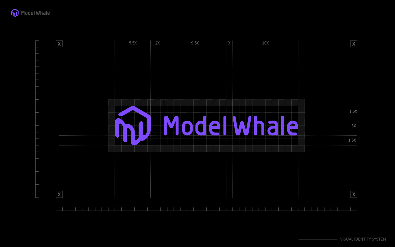 数据科学协作平台 ModelWhale logo 设计图2