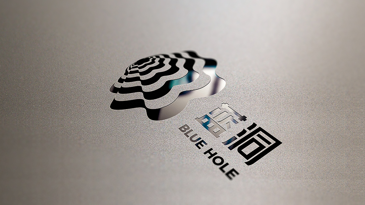 蓝洞Logo设计图7