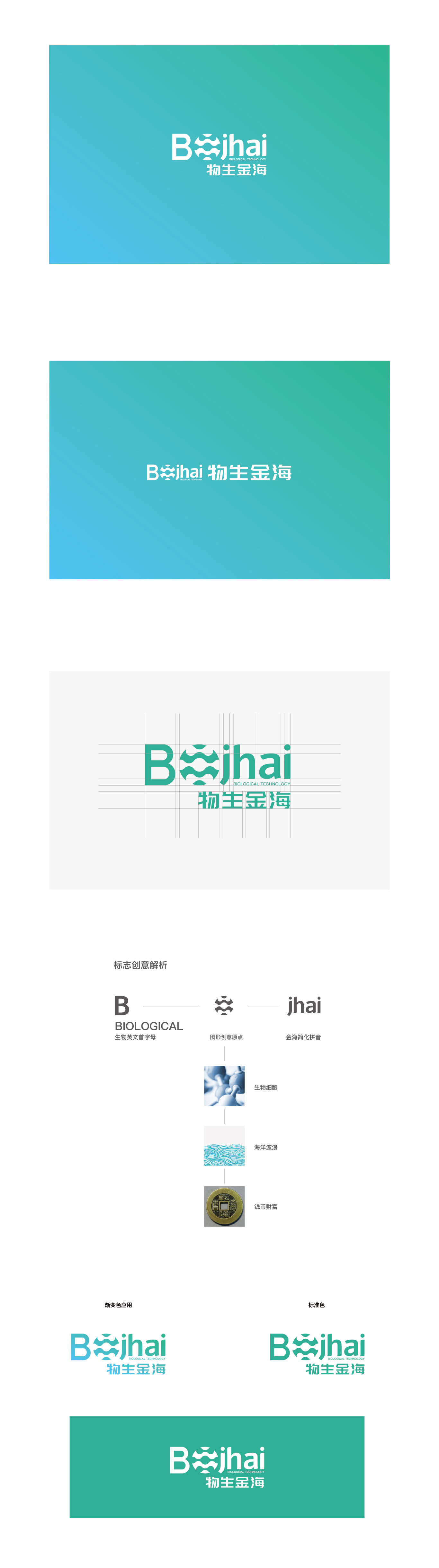 生物科技标志设计图0