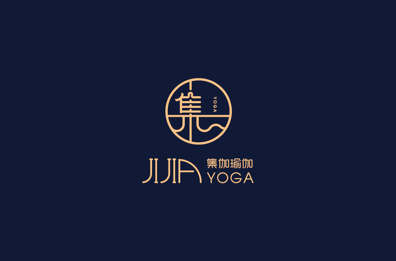 集伽瑜伽瑜伽館LOGO設(shè)計(jì)