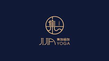 集伽瑜伽瑜伽館LOGO設(shè)計(jì)