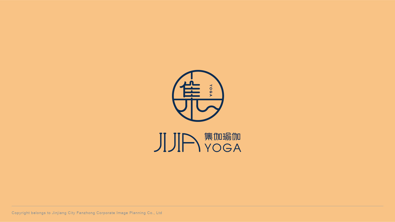 集伽瑜伽logo設(shè)計(jì)圖0